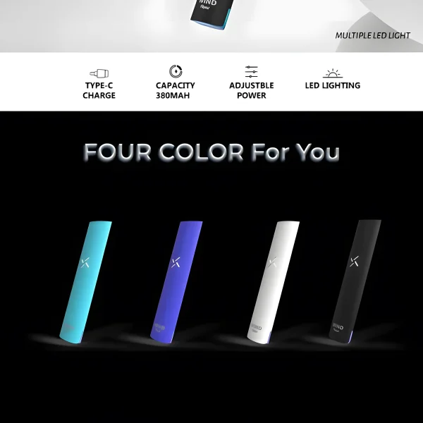 Fitpod Wind 氣流桿 一代發光主機 四檔調節 通配一代煙彈 獨特發光設計