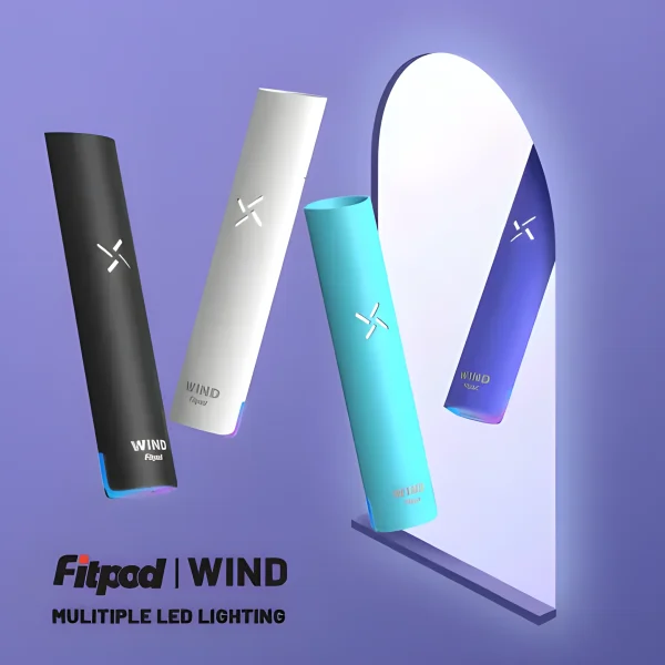 Fitpod Wind 氣流桿 一代發光主機 四檔調節 通配一代煙彈 獨特發光設計
