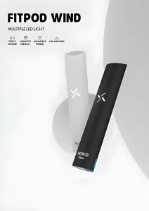 Fitpod Wind 氣流桿 一代發光主機 四檔調節 通配一代煙彈 獨特發光設計