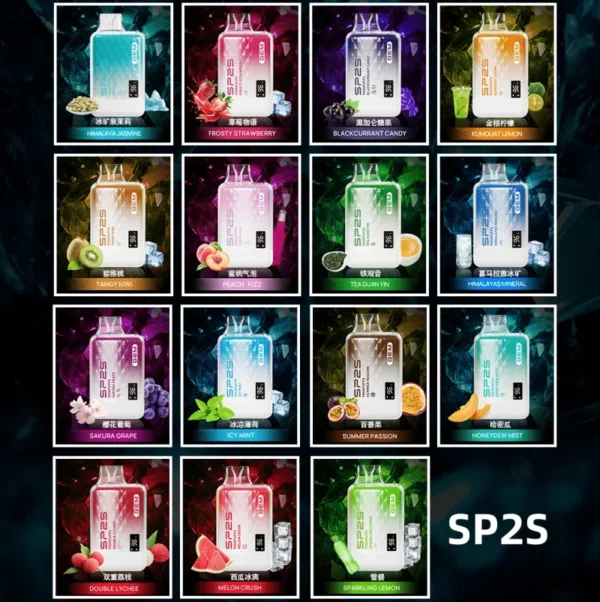 種草安利 SP2S GEM 9000 PUFFS 拋棄式電子煙 一次性霧化桿