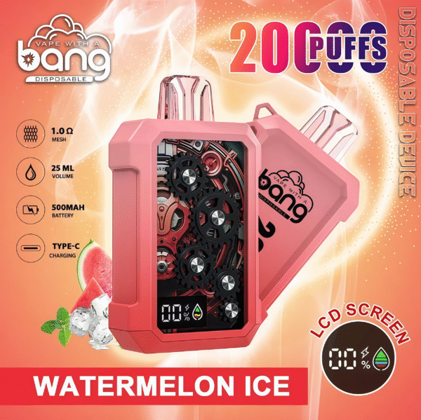 BANG 20000 齒輪 拋棄式電子煙｜20000口超長續航 水果風味爆棚 台灣現貨正品
