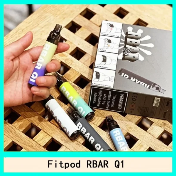Fitpod RBAR Q1｜便攜型電子煙，穩定輸出，完美煙霧體驗|711到付