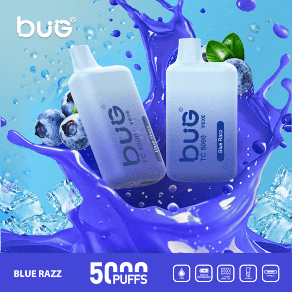 BUG-4TC 5000 拋棄式電子煙｜一次性電子煙推薦・高續航・穩定口感