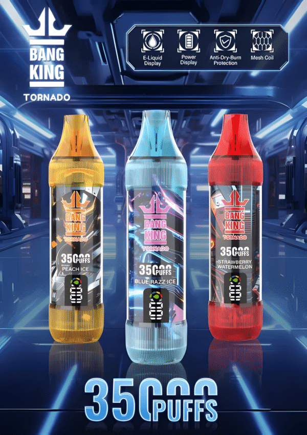 爆款推薦｜Bang King 35000 Puffs 一次性電子煙 — 長效之選