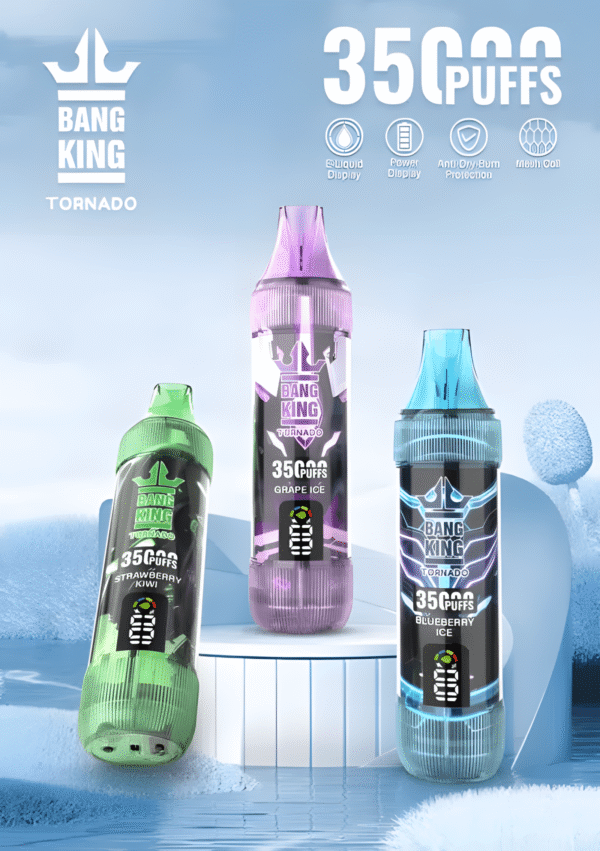爆款推薦｜Bang King 35000 Puffs 一次性電子煙 — 長效之選