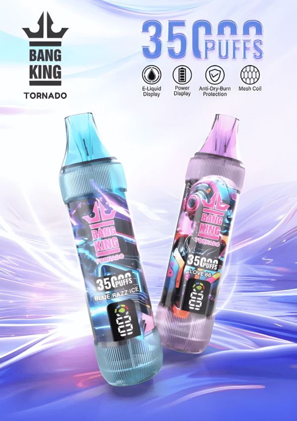 爆款推薦｜Bang King 35000 Puffs 一次性電子煙 — 長效之選