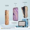鎏金皮革 IQOS 保護套 套裝 PU+PC 加熱煙機煙盒防塵 台灣現貨 原廠防摔收納包 多色選