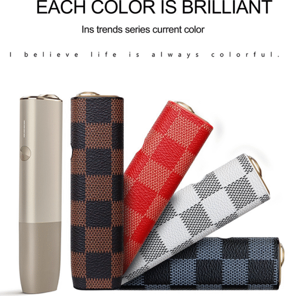 iluma-one主機保護殼.png IQOS ILUMA ONE加熱煙機保护套 加热不燃烧保护皮套 棋盘格風格
