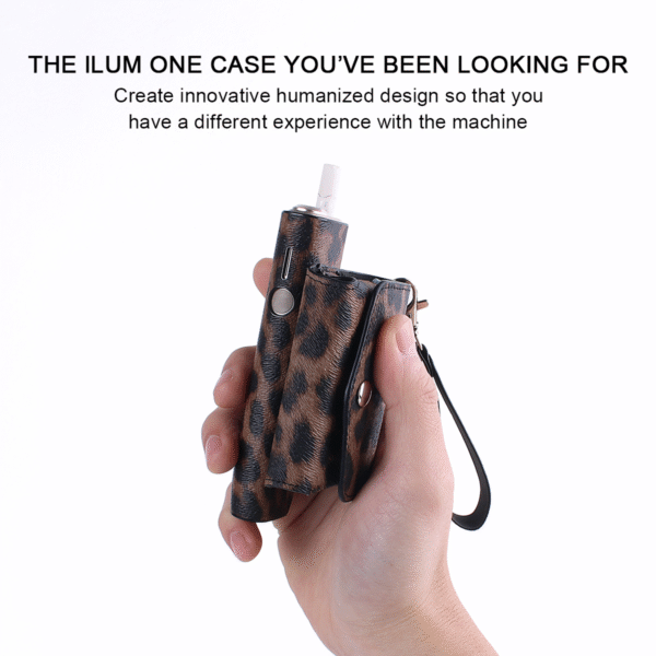 Iluma i one 煙機收納保護套 IQOS TEREA煙彈收納皮套煙機＋煙彈一體式皮革收納包