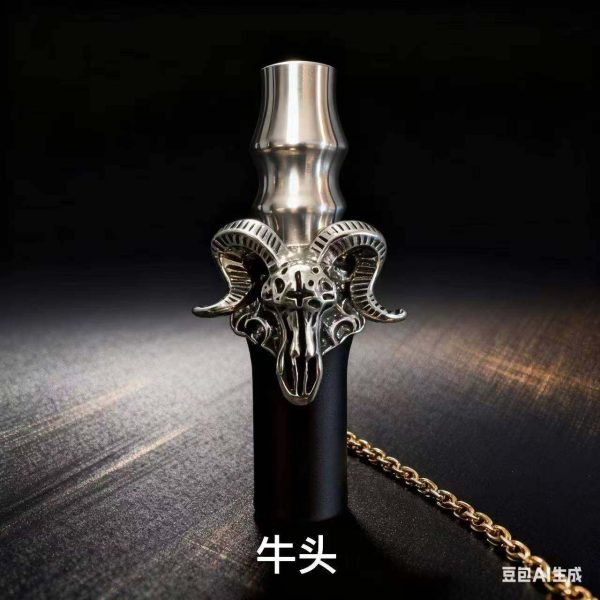 阿爾法赫（Al Fakher）風格 304 不鏽鋼帶鏈條水煙吸嘴 是 2024-2025 年水煙（Shisha/Hookah）配件市場中的熱門爆款