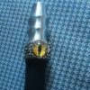 阿爾法赫（Al Fakher）風格 304 不鏽鋼帶鏈條水煙吸嘴 是 2024-2025 年水煙（Shisha/Hookah）配件市場中的熱門爆款