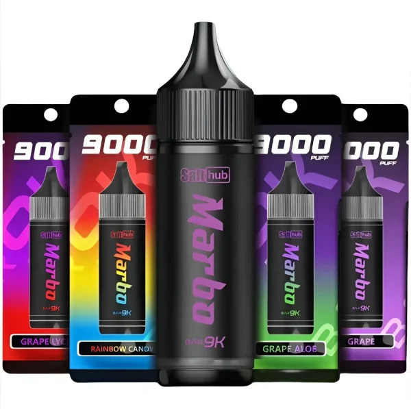 泰 國知名的 Marbo Bar 9000 Puffs 拋棄式電子煙   泰 國知名的Salt Hub 品牌