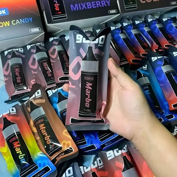 泰 國知名的 Marbo Bar 9000 Puffs 拋棄式電子煙   泰 國知名的Salt Hub 品牌