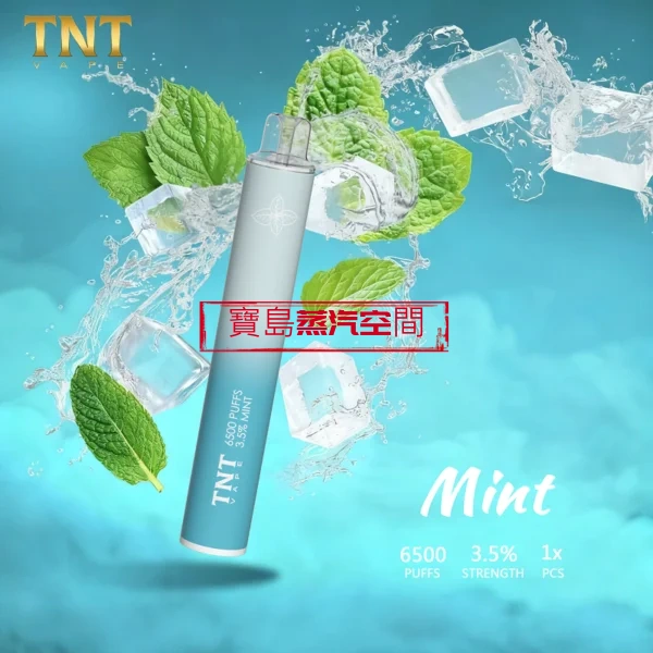 TNT 6500 PUFFS 拋棄式電子煙：3.5% 尼古丁強勁來襲，開啟長效蒸汽體驗