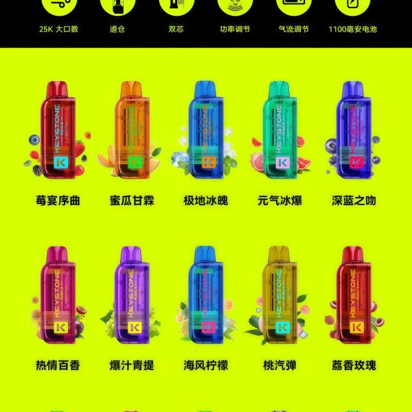 2026 旗艦新款 KEYSTONE 鑰石 FLEX-3 拋棄式主機｜25K 超大口數．智慧調壓巔峰之作