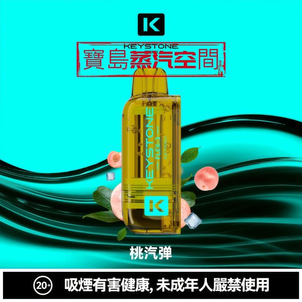 2026 旗艦新款 KEYSTONE 鑰石 FLEX-3 拋棄式主機｜25K 超大口數．智慧調壓巔峰之作