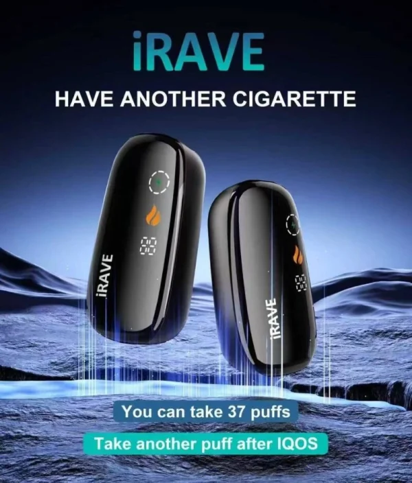 【IRAVE 二回機】TEREA 專用版｜單支激增 37 口，首創二段變頻加熱，專為 TEREA/SENTIA 玩家量身打造！