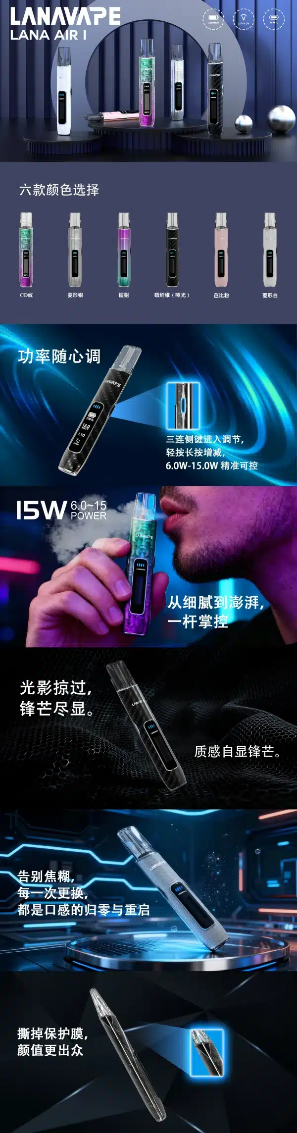 【LANA AIR I 主機新款上市】2026年度最值得入手的調壓設備：瓦數自定義，口感新巔峰！
